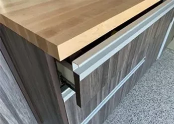 full edge handle cabinet drawer from Slide-lok