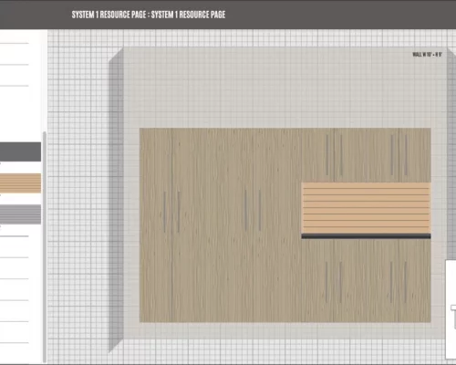 flavie t-pull cabinet design layout on slide-lok design center