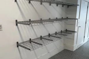 slide-lok steelwall shelf job